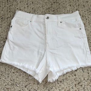 Kendall + Kylie white shorts